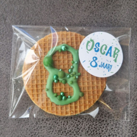 Vrolijke stickers met naam, 5 cm, 10 stuks