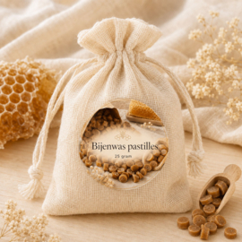 Pure Onbehandelde Bijenwas Pastilles – Van Eigen Imkerij (25g)