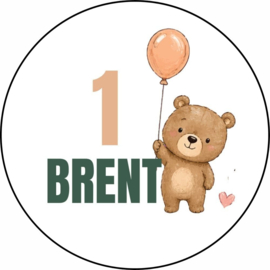 Beertjes verjaardagsticker [10 stuks]