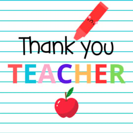 Stickers | Thank You Teacher