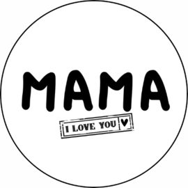Moederdag sticker | MAMA, i love you | div. varianten | vanaf 10 stuks