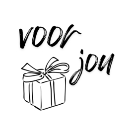 Sinterklaas sticker | voor jou | 5 cm | div. varianten | vanaf 10 stuks