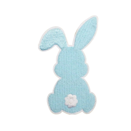 Easter bunny | patch | blauw
