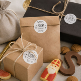 Sinterklaas Sticker Pietje met Naam – Gepersonaliseerd