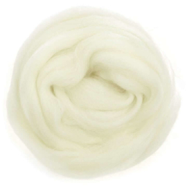Europese Merino Lontwol, woolly white [50 gram]