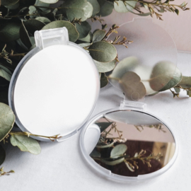 Make-up  zakspiegeltje | frosted | vanaf 5 stuks