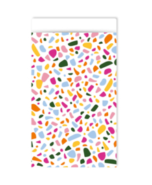 Terrazzo Confetti Cadeauzakjes 12 x 19 cm | Vanaf 1 stuks