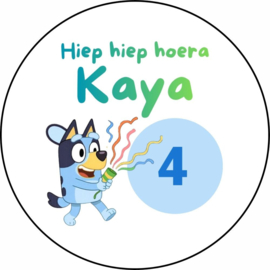 Bluey, stickers hiep hiep hoera