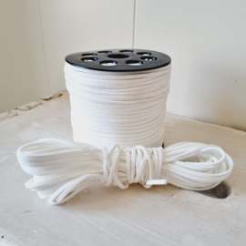 Faux suède koord | Wit | 10 mtr x 3mm