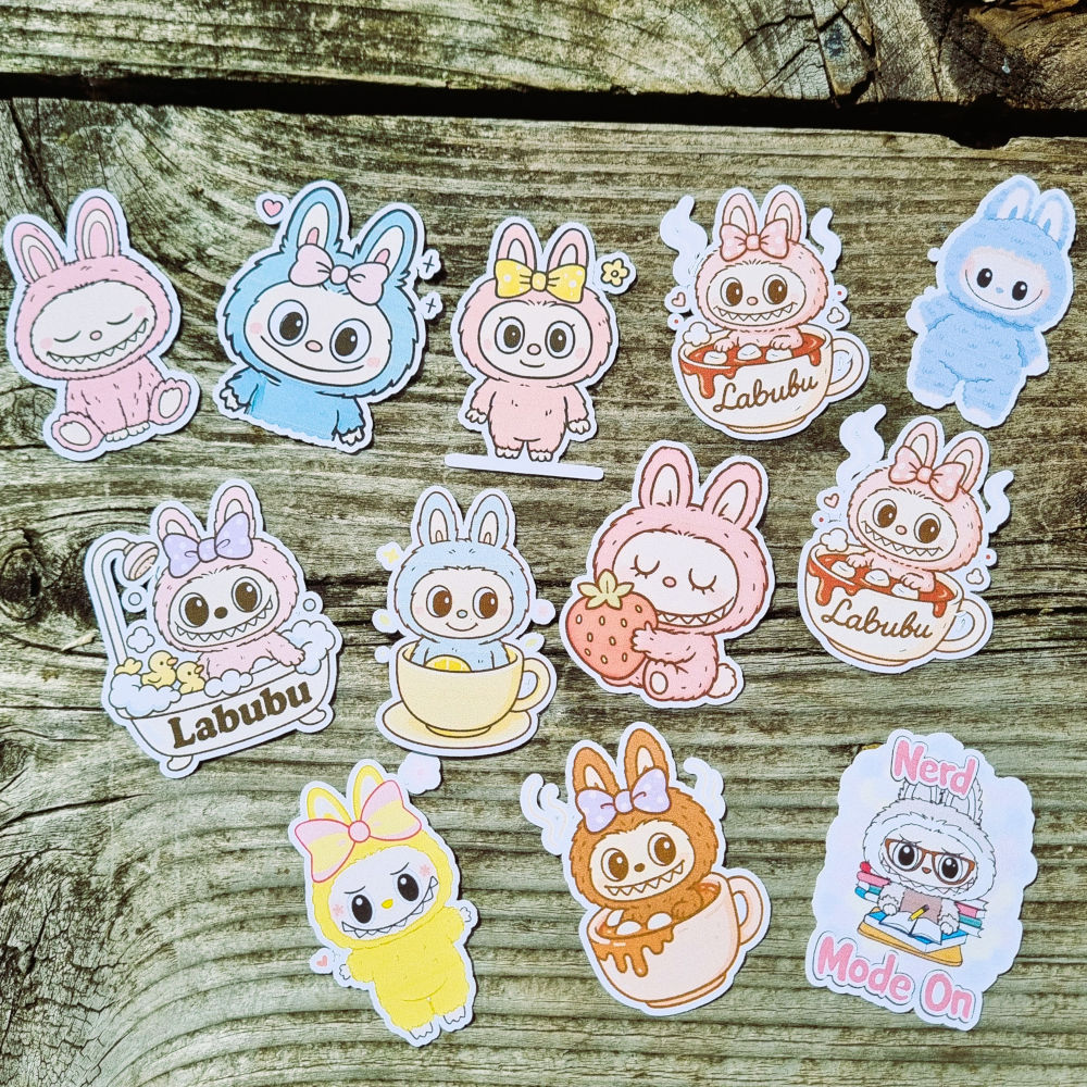 Labubu stickermix | 10 + 2 gratis