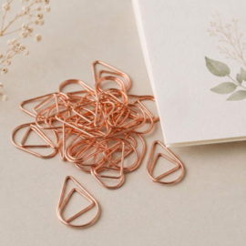 Druppel paperclips – 2,5 × 1,5 cm – basiskleuren