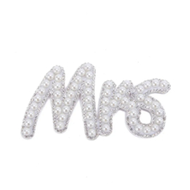 Mrs | pareltjes patch