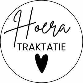 Traktatie Stickers Hoera - 10 stuks