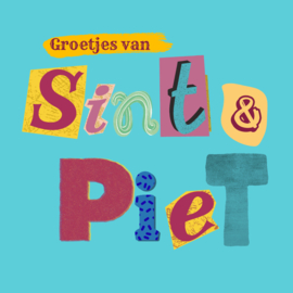 Sint & Piet stickers [10 stuks]