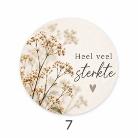 Sluitzegels voor rouwpost – 7 sterkte- en condoleanceontwerpen