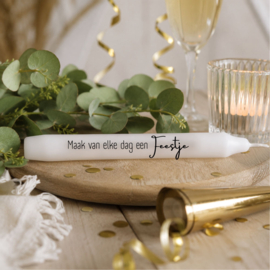 Dinerkaars "Maak van elke dag een feestje"