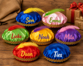 Gepersonaliseerde Pietenmuts "Baret"met Naam