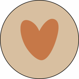 Stickers | hart [1] |  5 cm | vanaf 10 stuks