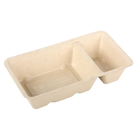 Frietbakje | Patatbakje | van suikerriet | vanaf 10 stuks