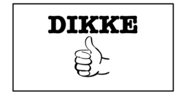 Dikke duim stickers [10 stuks]