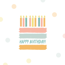 Happy Birthday [taart] | 10 stuks