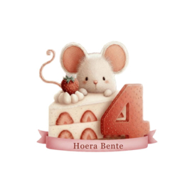 Muisjes traktatie stickers met naam