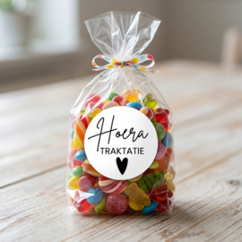 Traktatie Stickers Hoera - 10 stuks