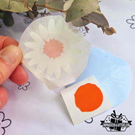 Vinyl sticker | bloem Daisy | 5 stuks