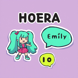 Kawaii verjaardag stickers [10 stuks]