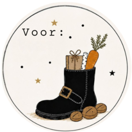 Sinterklaas Cadeaustickers "Voor:"