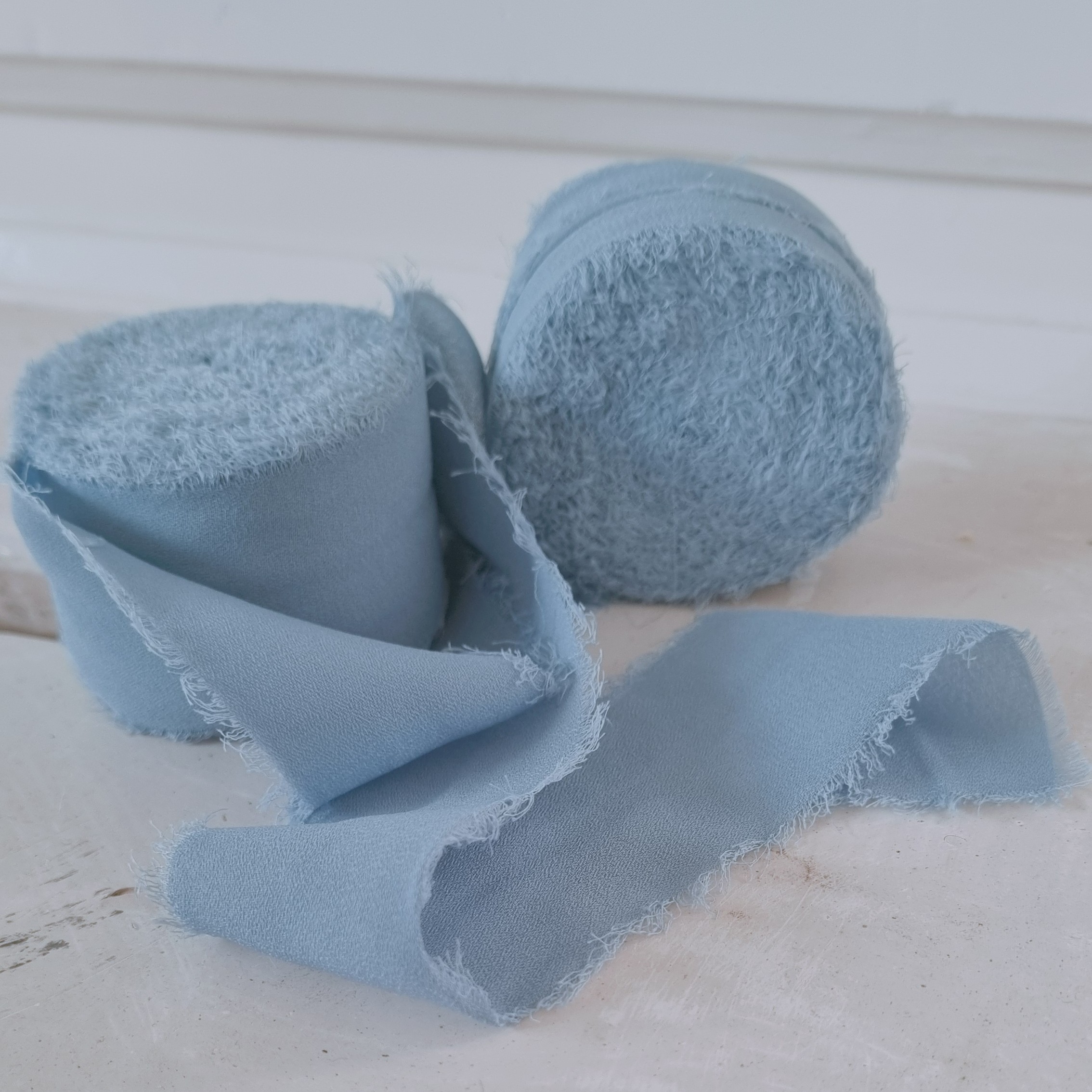 Chiffon lint blauwgrijs (5m)