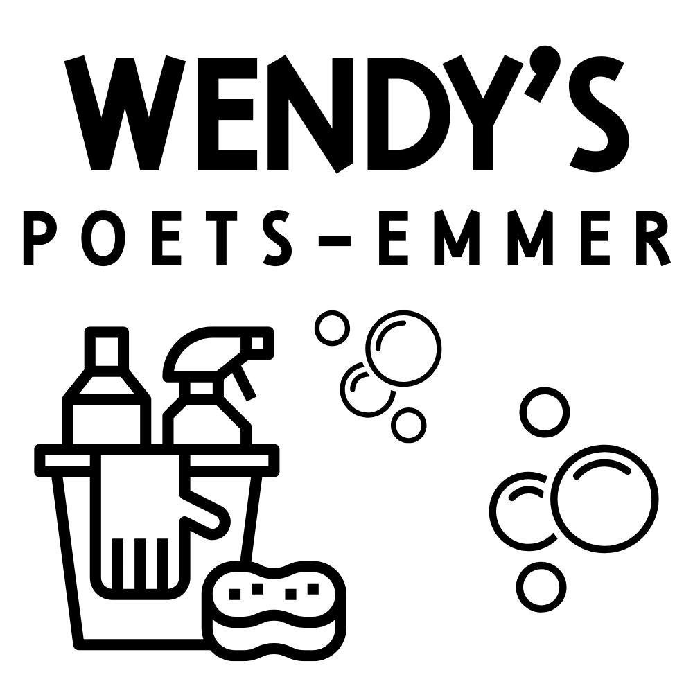 Poets-emmer sticker | 20 x 18 cm