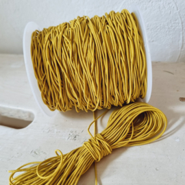 Elastisch koord | okergeel | streng van 10 mtr x 1 mm