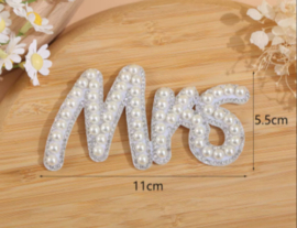 Mrs | pareltjes patch