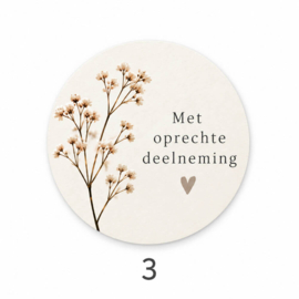 Sluitzegels voor rouwpost – 7 sterkte- en condoleanceontwerpen