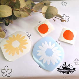 Vinyl sticker | bloem Daisy | 5 stuks