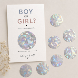 Holografische Ronde Stickers 2,5 cm- 10 stuks