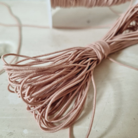 Elastisch koord | oudroze | streng van 10 mtr x 1 mm