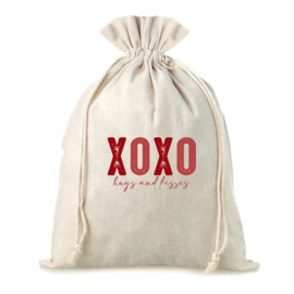 Strijk applicatie | XOXO hugs and kisses | in 2 maten