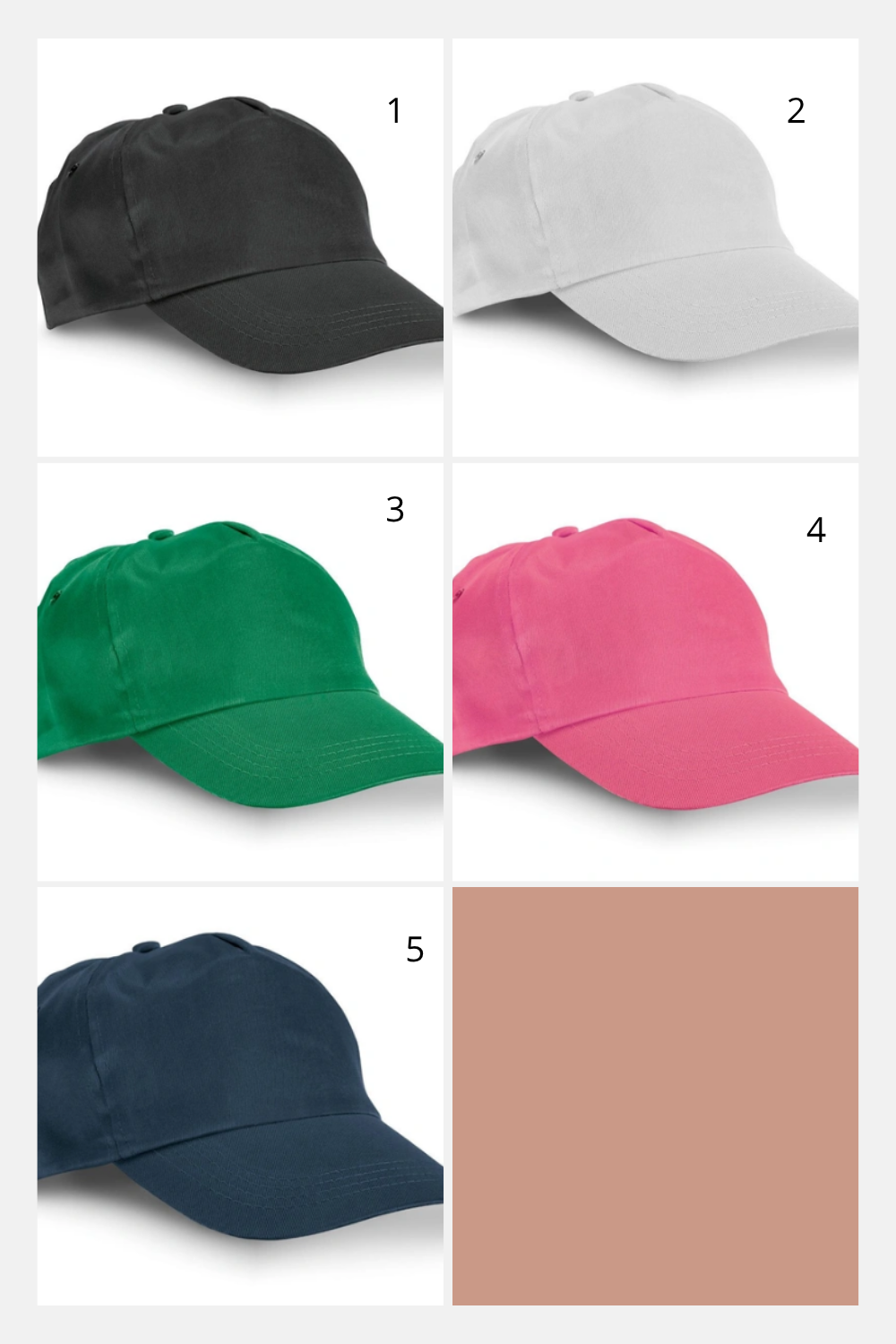 Polyester baseball cap | + tekst | 1 stuks