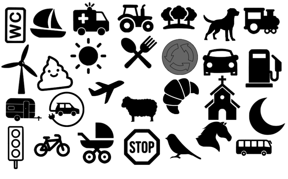 Stickers voor Auto bingo [2,5 cm]