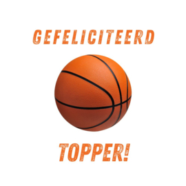 Gefeliciteerd topper!, basketbal, 10 stuks