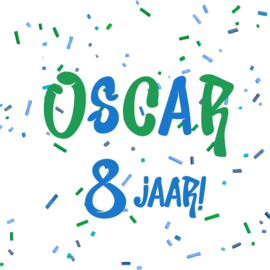 Vrolijke stickers met naam, 5 cm, 10 stuks