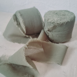Chiffon lint | zijdelint | groen [Pantone nummer 5615] | vanaf 5 mtr