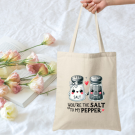 Strijk applicatie | You're the salt to my pepper | in 3 maten