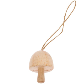 Houten paddenstoelen hanger | L