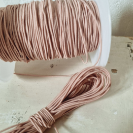 Elastisch koord | oudroze | streng van 10 mtr x 1 mm