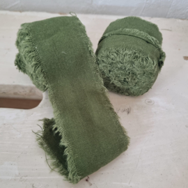 Katoenlint | groen | vanaf 5 mtr