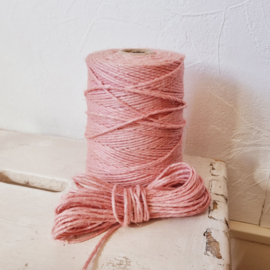 Jute touw | roze | 3mm | 10 meter
