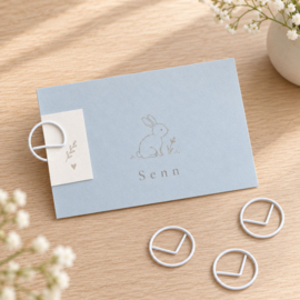 Ronde Paperclips Wit 2,5 cm - 25 stuks